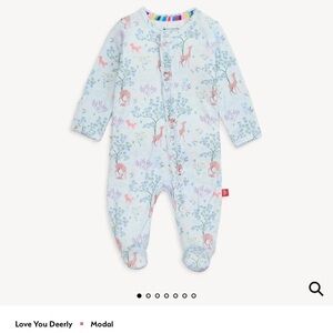 Magnetic Me Love You Deerly Ruffle Footie NWT 6-9mo